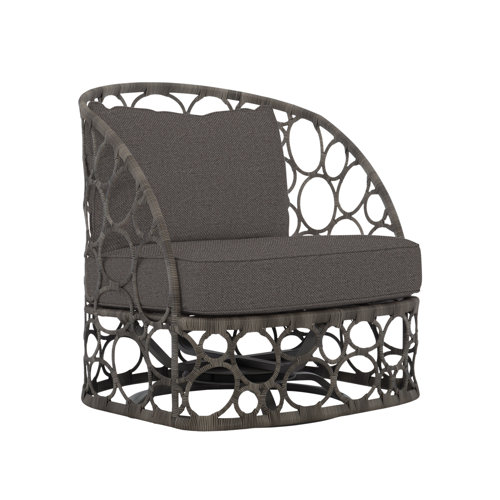 Bernhardt Bali Swivel Patio Chair With Cushions | Wayfair